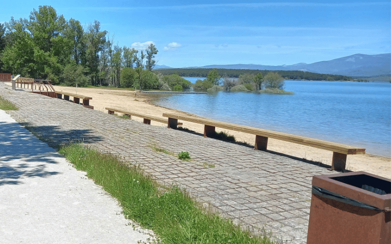 Un día de playa en la montaña palentina